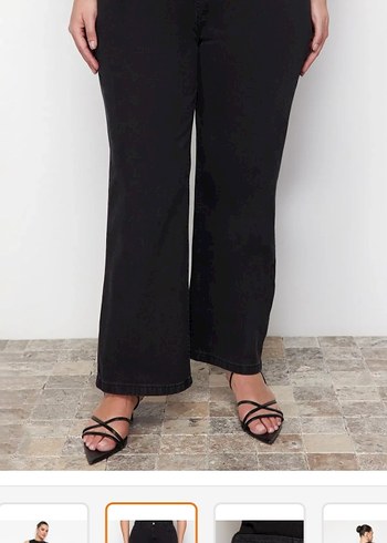 Trendyol & Milla Siyah Midi Kadın Denim Jean