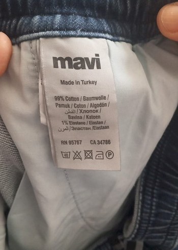 Standart Beden Beden lacivert Renk Erkek Çocuk Geniş Kesim Lacivert Kot Pantolon