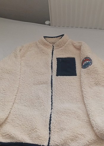 LC Waikiki Fermuarlı Krem rengi Erkek Çocuk Ceket