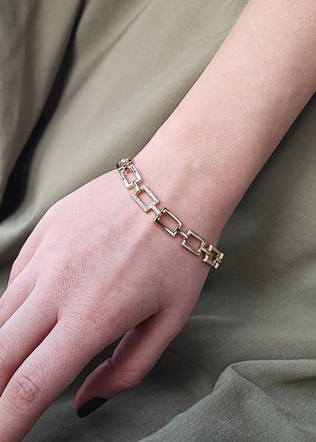 Xuping Altın Renk Kadın Bileklik - Görsel 2