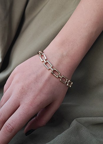 Xuping Altın Renk Kadın Bileklik - Görsel 3