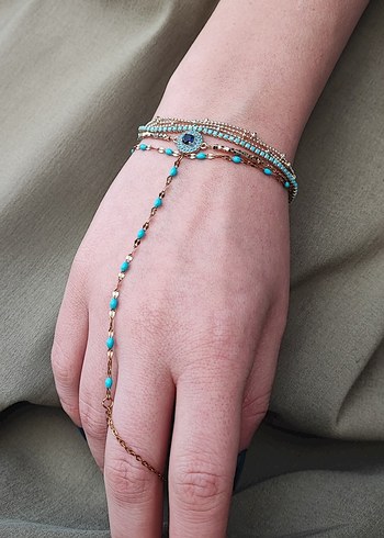 3 lü çelik takı - Görsel 2