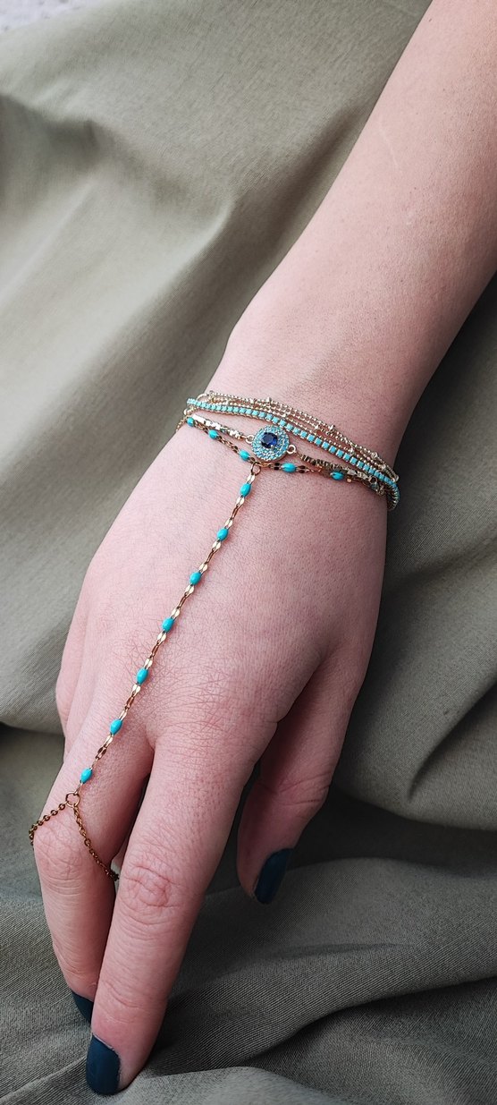 3 lü çelik takı - Görsel 3