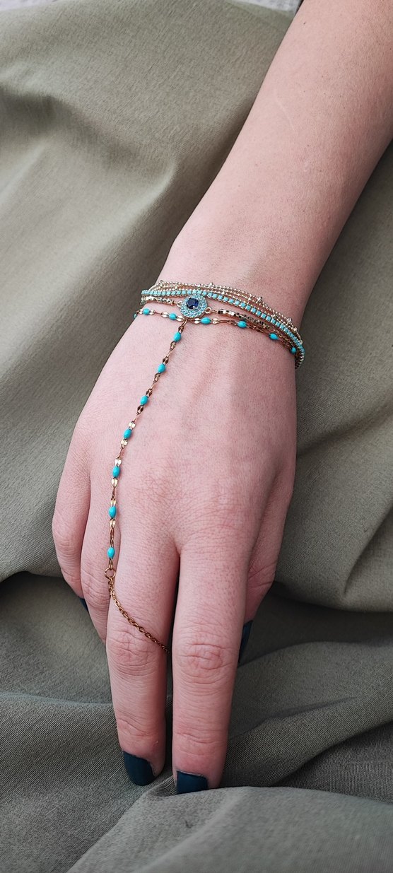 3 lü çelik takı - Görsel 2