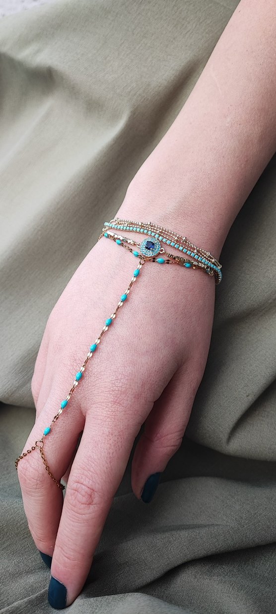 3 lü çelik takı - Görsel 4