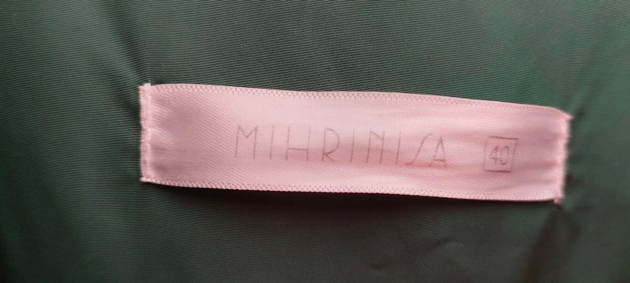 Kadın Yeşil Uzun Parka Mihrinisa - Görsel 5