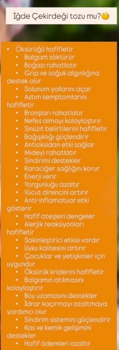 İğde çekirdeği unu/tozu - Görsel 2