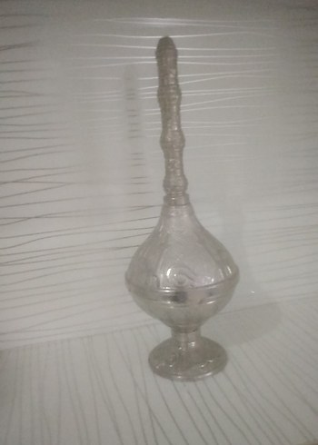 Gri-Bej Dekoratif Vazo - Görsel 2