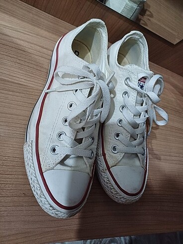 Converse kısa kadın beyaz ayakkabı orijinal