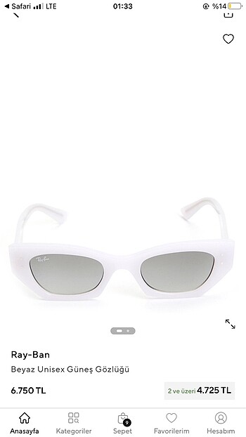 Rayban Güneş Gözlüğü