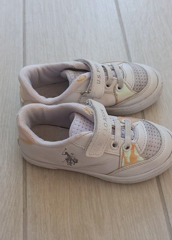 27 Beden U.S. Polo Assn. Kız Çocuk Beyaz Spor Ayakkabı