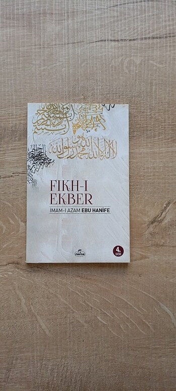 İmamı Azam Ebu Hanife Fıkhı Ekber