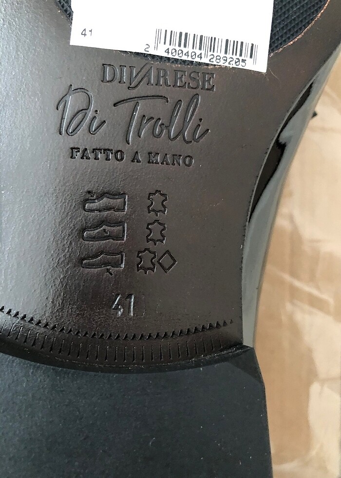 Divarese İtalyan Di Trolli serisi 41 numara - Görsel 4