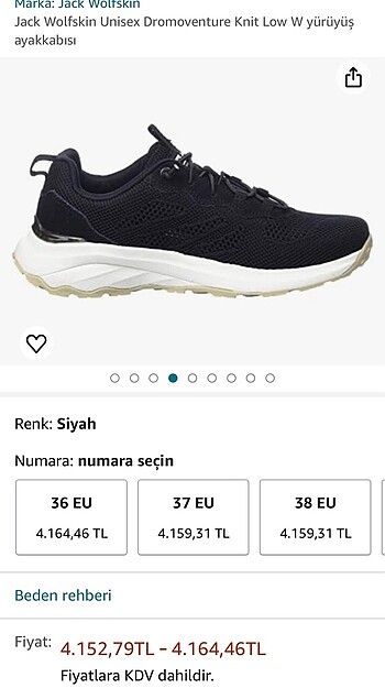 Jack Wolfskin Dromoventure Knit Low Outdoor Ayakkabı 42 - Görsel 6