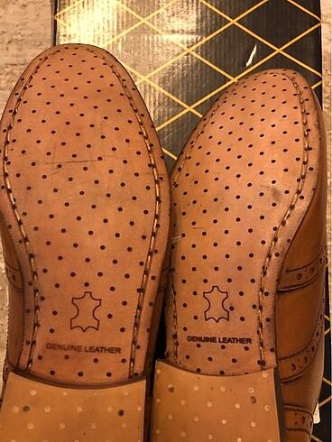 An Original Penguin marka 0 deri ve kösele taban - Görsel 4