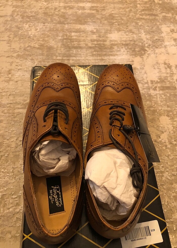 An Original Penguin marka 0 deri ve kösele taban - Görsel 2