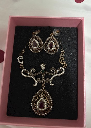 Beden bordo Renk İKİLİ TAKI SET