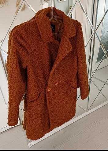 PELUŞ ASTARLI UZUN KABAN