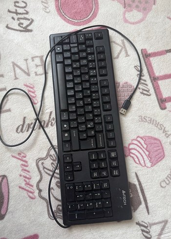 Kablolu Siyah A4Tech Klavye - Görsel 2