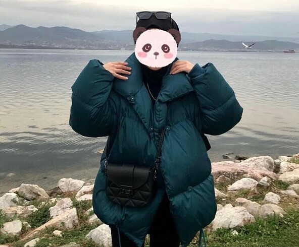 Zara puffer şişme mont