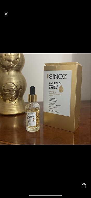 Sinoz 24K gold beauty serum