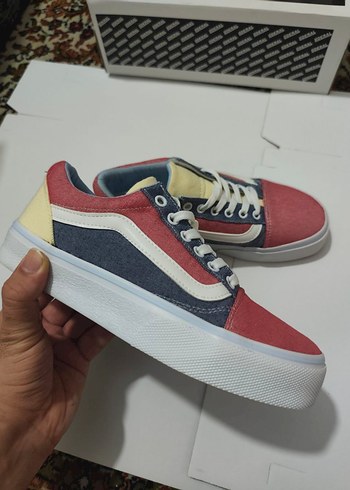 37 Beden Renkli Kadın Sneakers Wedge Topuklu