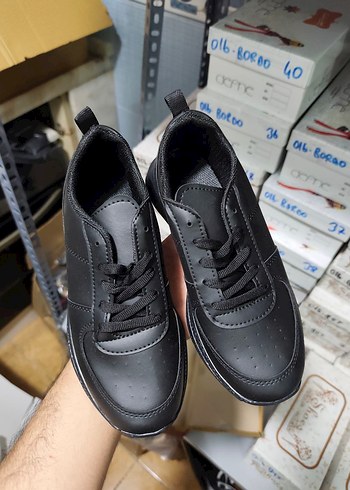 Diğer Siyah Erkek Sneakers - Rahat Sokak Stili