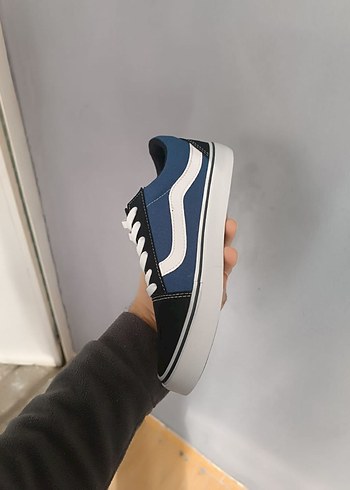 40 Beden lacivert Renk Vans Kadın Lacivert Bağcıklı Spor Ayakkabı
