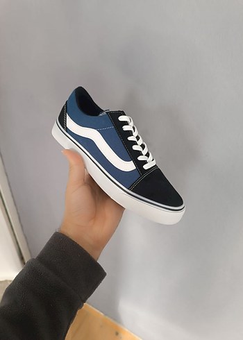 37 Beden lacivert Renk Vans Kadın Mavi Bağcıklı Spor Ayakkabı