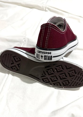 40 Beden bordo Renk Bordo Converse Kadın Spor Ayakkabı