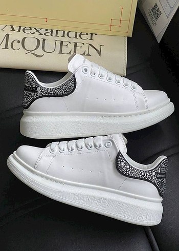 40 Beden Alexander McQueen Beyaz Platform Spor Ayakkabı