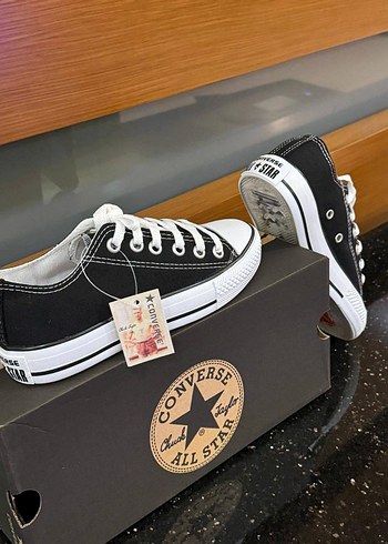 37 Beden Siyah Converse All Star Kadın Spor Ayakkabı