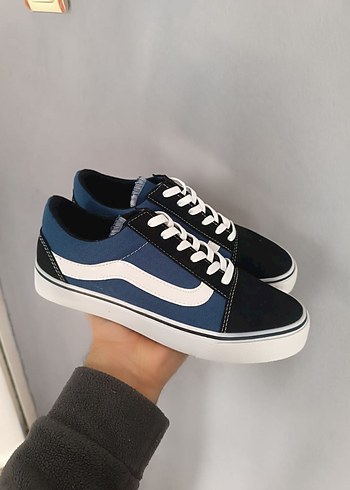 Vans Kadın Mavi Bağcıklı Sneaker