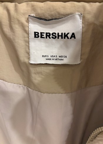 Bershka Bej Bershka Kadın Peluş Ceket