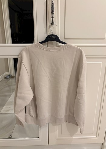 Bej Kadın Oversize Sweatshirt
