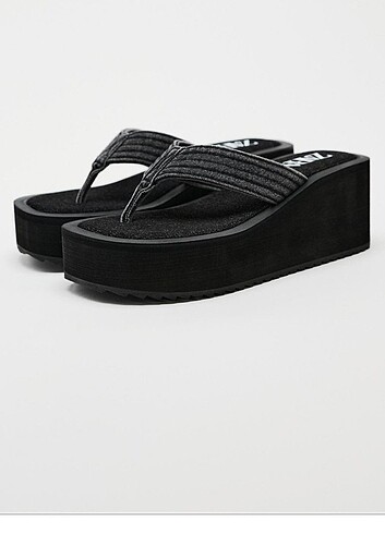 Zara parmak arası sandalet,terlik
