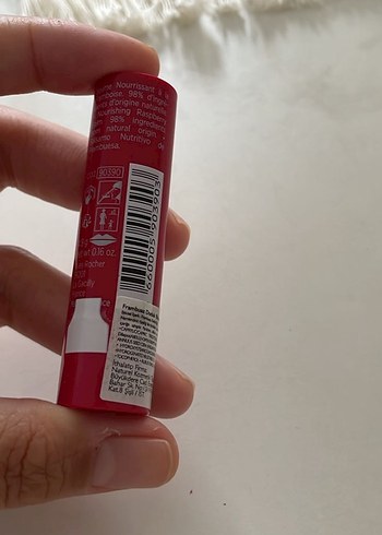  Beden Yves Rocher Koyu Kırmızı lip balm