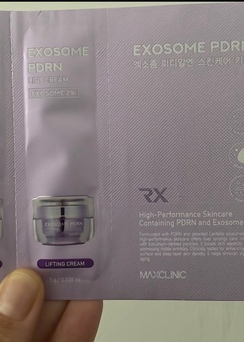 EXOSOME PDRN Yüz Kremi Örnek Paketi - Görsel 2