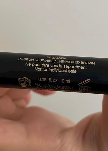YSL kahverengi mini Lash Clash Maskara - Görsel 2