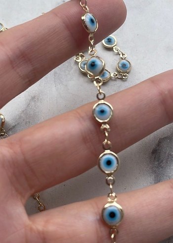 Uzun Boncuklu Turkuaz Bohem Kolye - Görsel 3