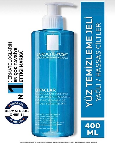 La Roche Posay Yüz Temizleme Jeli
