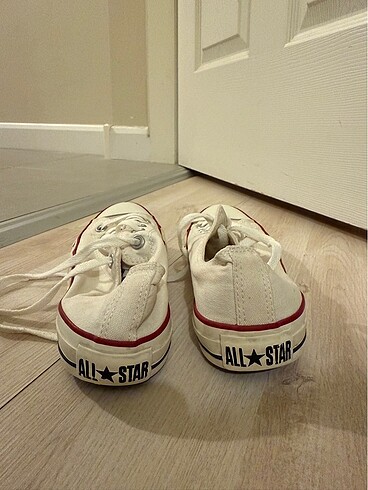 37 Beden beyaz Renk Orijinal beyaz converse spor ayakkabı