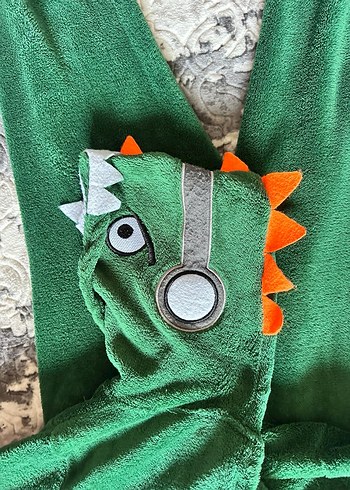 Dinazor uyku tulumu yeşil polar - Görsel 7