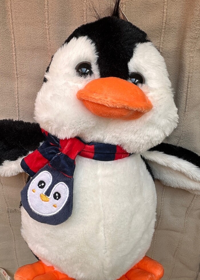 Peluş penguen etiketli - Görsel 4