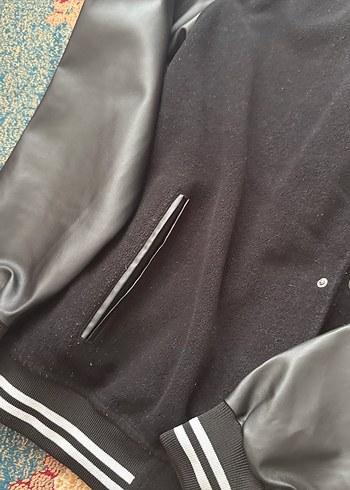 Siyah Süet Düğmeli Kadın Ceket - Görsel 4