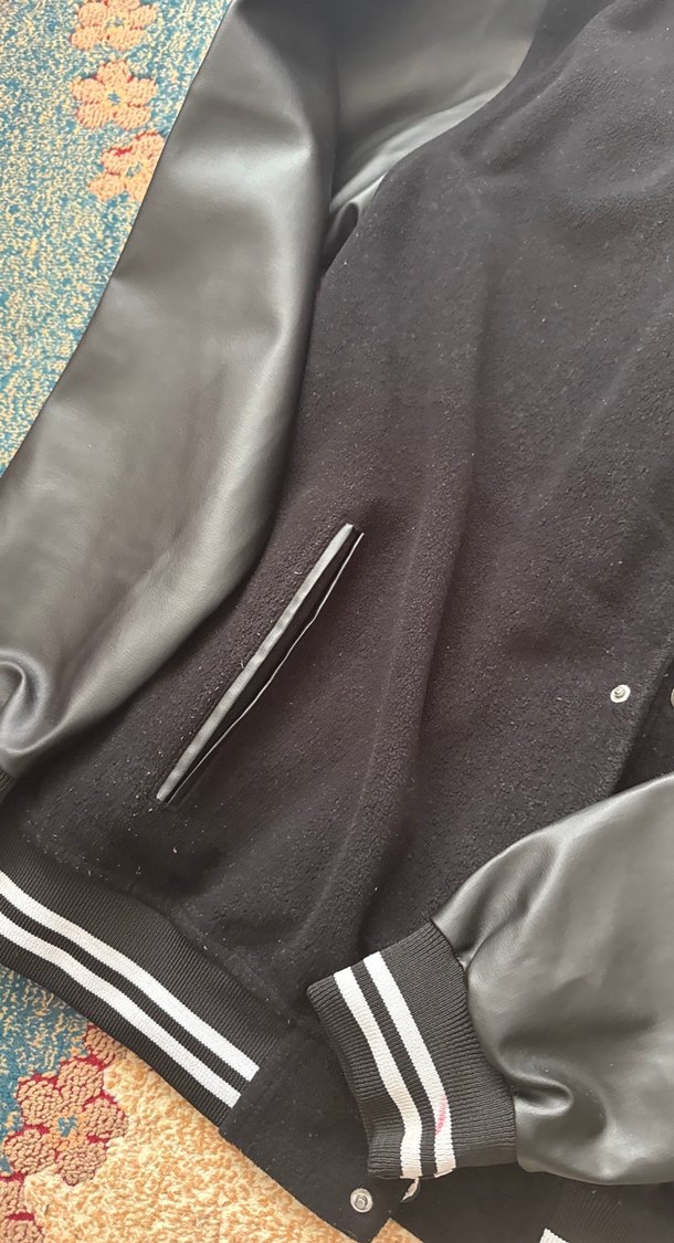 Siyah Süet Düğmeli Kadın Ceket - Görsel 4