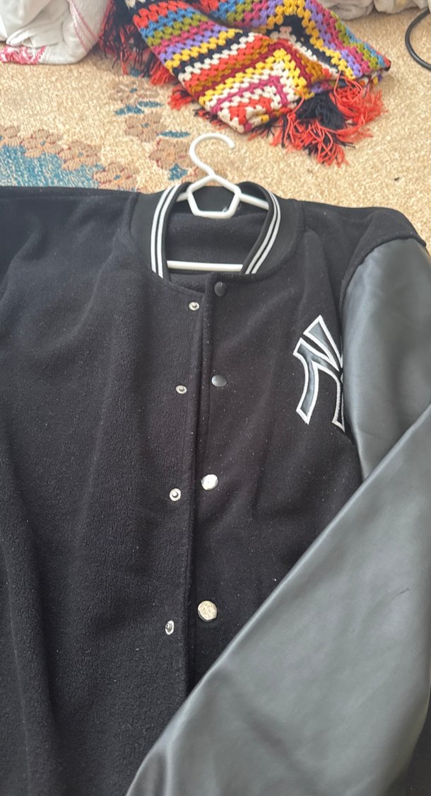 Siyah Süet Düğmeli Kadın Ceket - Görsel 3