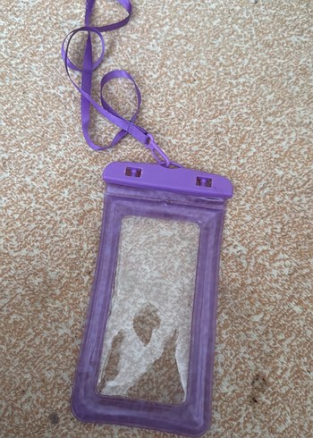 Fermuarlı Mor Renkli Telefon Kılıfı - Görsel 2