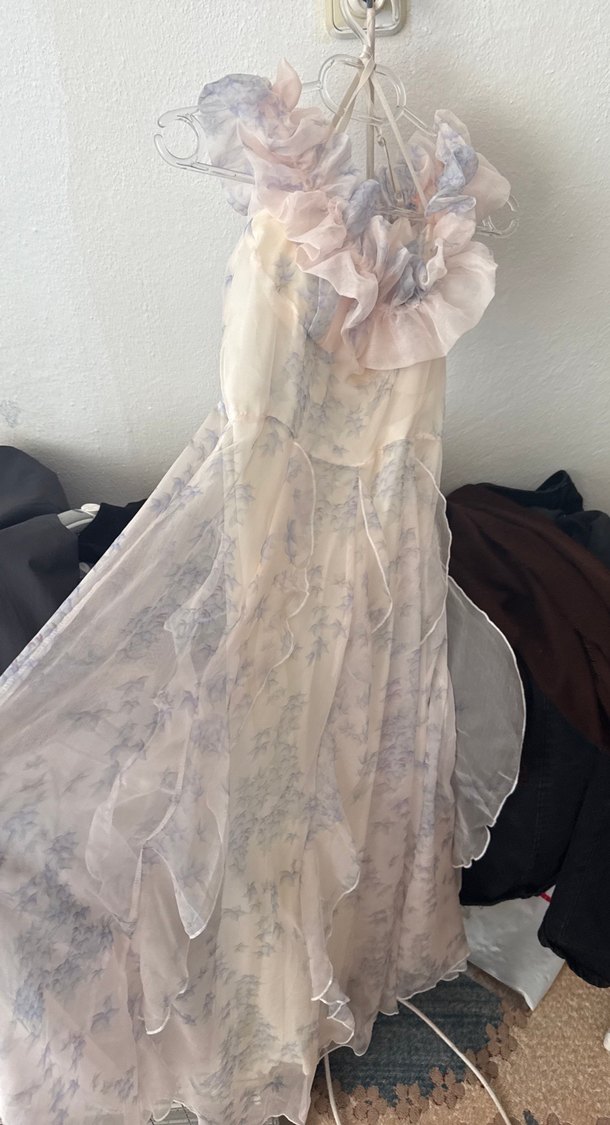 Vintage Bohem Uzun Kadın Elbise - Görsel 2