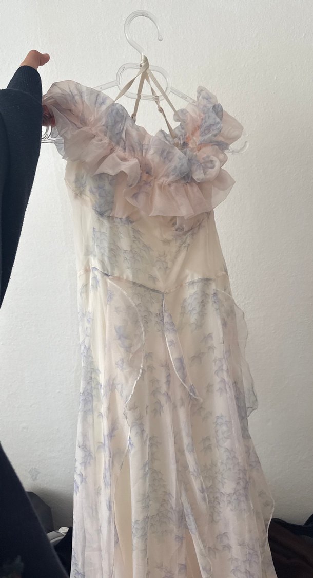 Vintage Bohem Uzun Kadın Elbise - Görsel 4